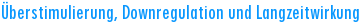 �berstimulierung, Downregulation und Langzeitwirkung